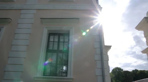 Sun light and buildings, nature Stock Footage 63570491