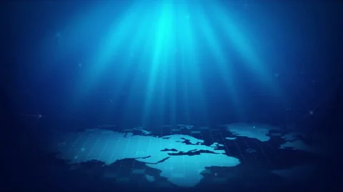 Sun light beams shining from above. Stock Footage 188241722