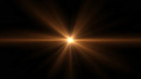 Sun light on black background Stock Footage 131209496