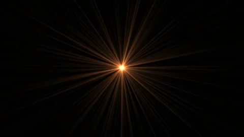 Sun light on black background Stock Footage 203953796