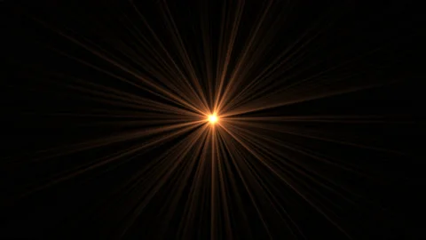 Sun light on black background Stock Footage 203953798