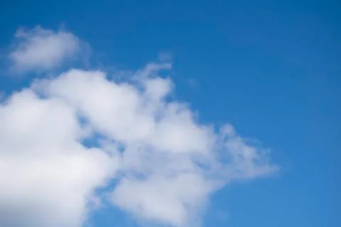 Sun light of blue sky and cloud with copy space Stock Photos