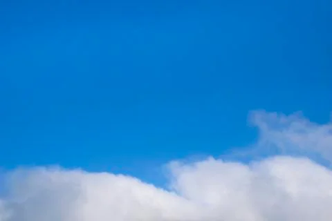Sun light of blue sky and cloud with copy space Stock Photos