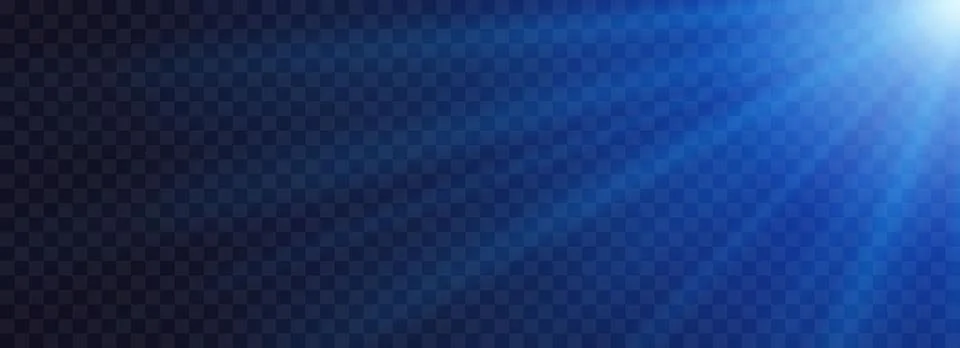 Sun light glare background. Blue light sunburst scene wallpaper for banner Stock Illustration