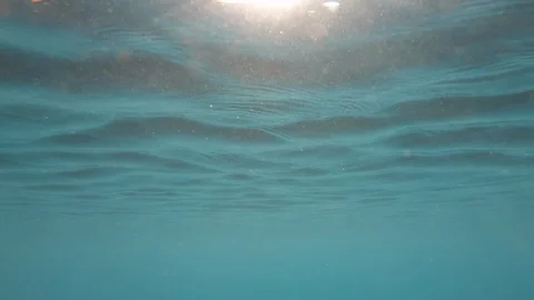 Sun Light Rays Underwater Stock Footage 105566971