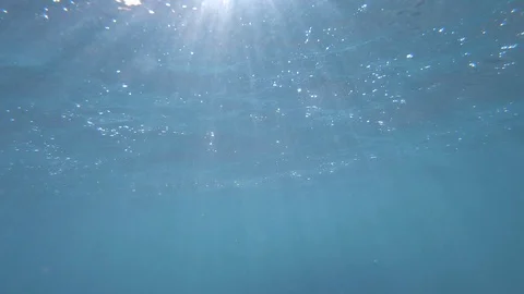 Sun Light Rays Underwater Stock Footage 105568685