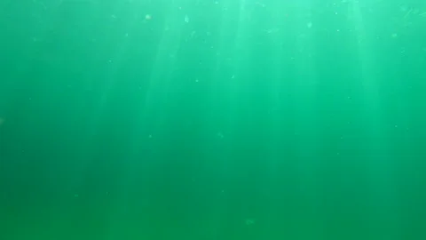 Sun Light Rays Underwater Stock Footage 202075516
