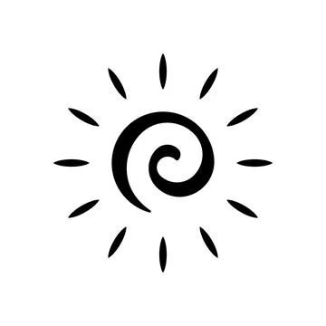 Sun light summer sunlight glyph icon vector illustration Stock Illustration