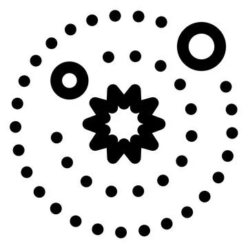 Sun line icon vector illustration isolated on white background Stock Illustration