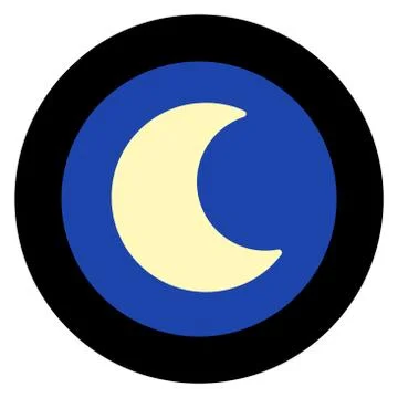 Sun Logo Blue Sky Round Emblem Stock Illustration