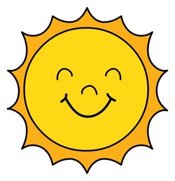 Sun logo vector illustration Stock Illustration