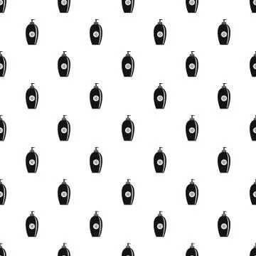 Sun lotion dispenser pattern seamless Stock Illustration