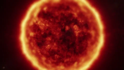 The Sun - The Main Star in The Solar System seen with a bit of Blur Stock Footage 301930337