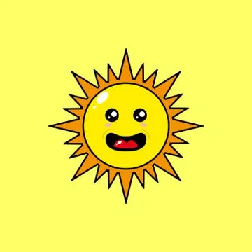SUN MASCOT Stock Illustration
