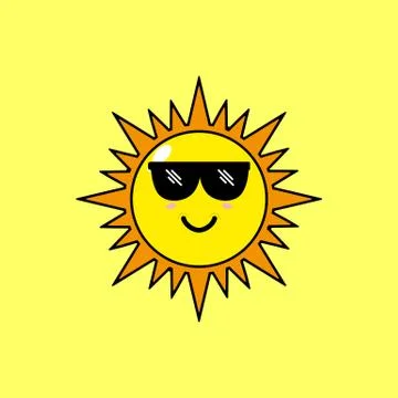 SUN MASCOT Stock Illustration