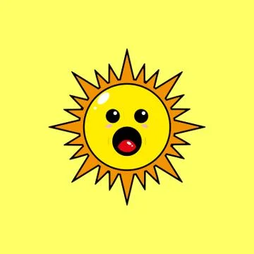 SUN MASCOT Stock Illustration
