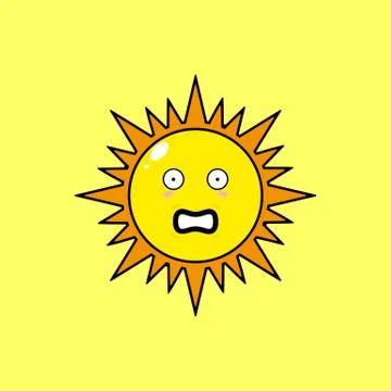 SUN MASCOT Stock Illustration