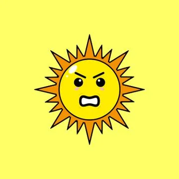 SUN MASCOT Stock Illustration