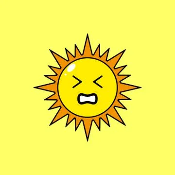 SUN MASCOT Stock Illustration