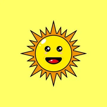 SUN MASCOT Stock Illustration