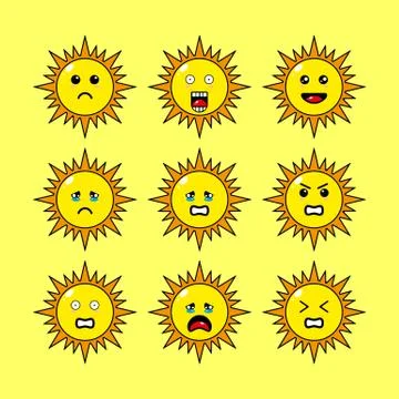 SUN MASCOT Stock Illustration
