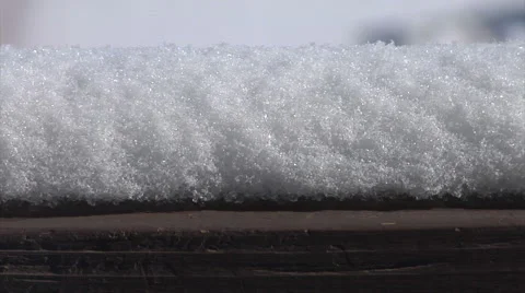 Sun Melting Snow Stock Footage 54759782