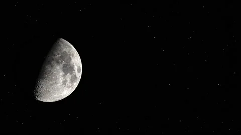 Sun Moon Animation Stock Footage 133155854