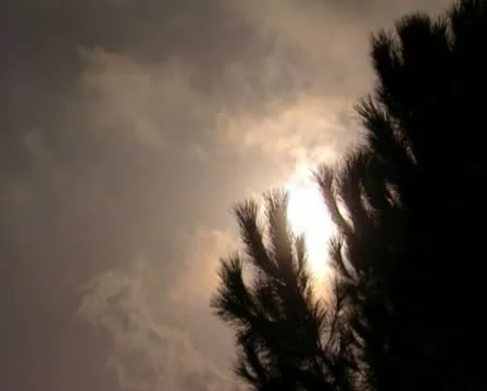 Sun / moon cloudy day time lapse Stock Footage 20512181