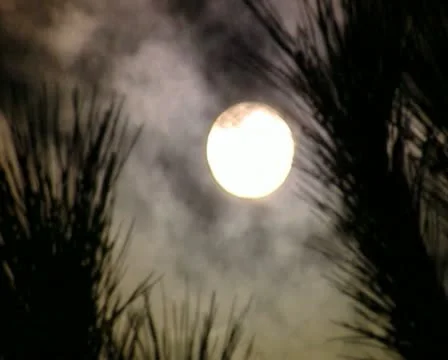 Sun / moon cloudy day time lapse Stock Footage 20512183