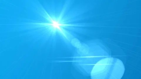 Sun moving across the clear blue sky. UHD 4K. Stockbeeldmateriaal 99868404
