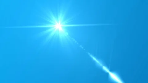 Sun moving across the clear blue sky. UHD 4K. Stockbeeldmateriaal 99868520