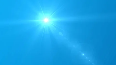 Sun moving across the clear blue sky. UHD 4K. Stockbeeldmateriaal 99868663