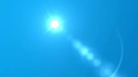 Sun moving across the clear blue sky. UHD 4K. Stockbeeldmateriaal 99868842
