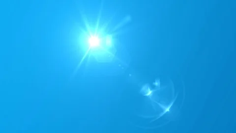Sun moving across the clear blue sky. UHD 4K. Stockbeeldmateriaal 99868908