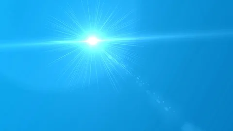 Sun moving across the clear blue sky. UHD 4K. Stockbeeldmateriaal 99869052