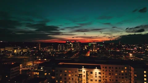 Sun as Night - Syracuse, NY Stock Footage 336559209
