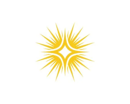 Sun over horizon Vector illustration Stock Illustration