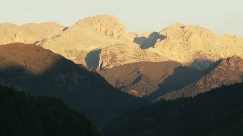 Sun over the Mountains Video stock 36053214