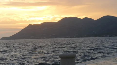 Sun Over The Sea 動画素材 54896331