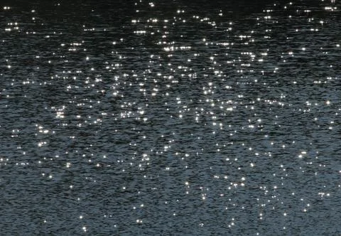 Sun over the water 스톡 사진