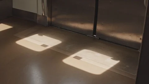 Sun passing through the Window in a Train Stock Footage 105415131