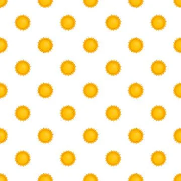 Sun pattern, cartoon style 스톡 일러스트