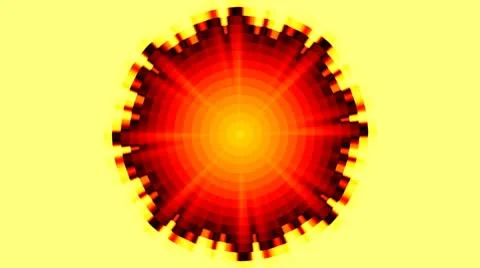 The sun (pattern) Stock Footage 8966277