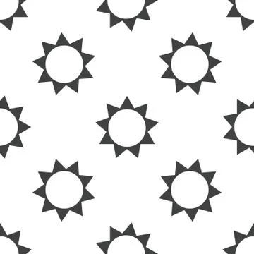 Sun pattern Illustrazione stock