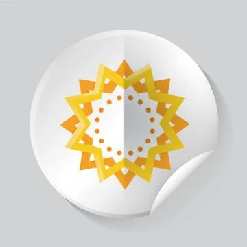 Sun Pattern Stock Illustration