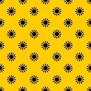 Sun pattern Illustrazione stock