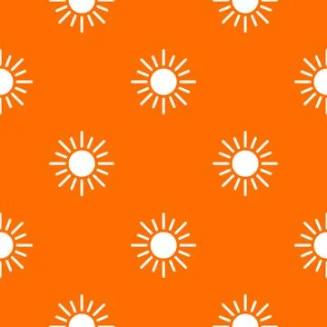 Sun pattern seamless Stock Illustration