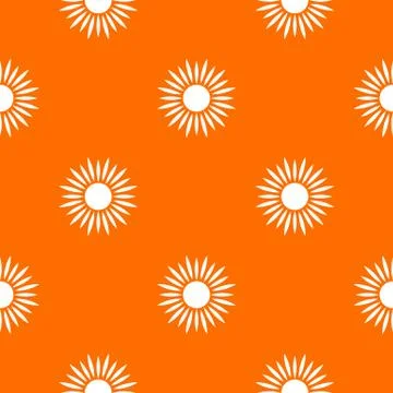 Sun pattern seamless Stock Illustration