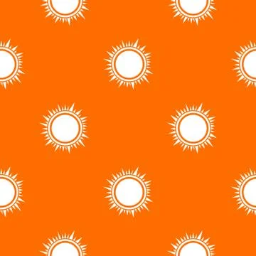 Sun pattern seamless イラスト素材