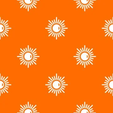 Sun pattern seamless Stockillustratie